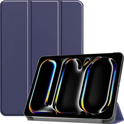 Image de imoshion Bibliothèque pliante pour l'Apple iPad Pro 11 (2025) M5 / (2024) M4 - Bleu foncé