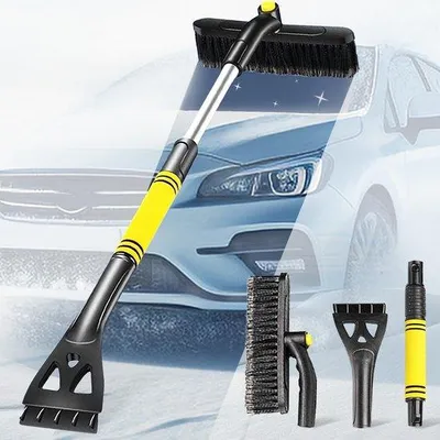 Produktbild von Schneebürste mit Eiskratzer und drehbarem Kopf - 32 Zoll