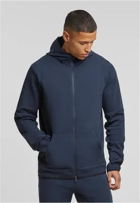 Imagen del producto de Urban Classics, sudadera con capucha y cremallera, color azul oscuro, talla XXL