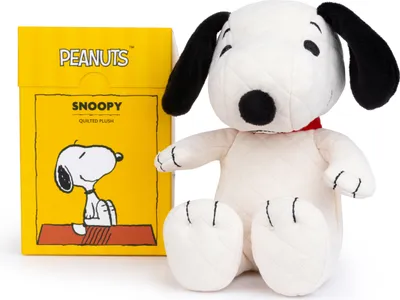 Produktbild von Snoopy – Quilted Cream Snoopy in Gift Box – 17cm – 6.7"