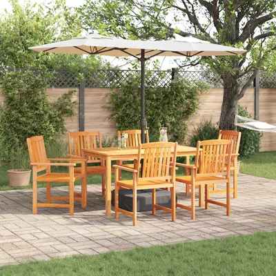 Produktbild von Desgin 5-tlg. Garten-Essgruppe Massivholz Akazie - Gartentische 3375678