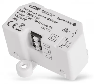 Obrázek produktu pro Bezdrátový IP přepínač Homematic HmIP-FSM, 230 V, 5 A
