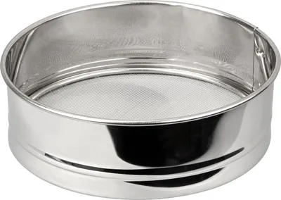 Immagine prodotto di Setaccio Fackelmann per lavaggio/farina extra fine, ideale per superfood come quinoa o chia, utilizzabile anche come setaccio per farina/frullato (colore: argento)