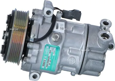 Produktbild von Klimakompressor 12 V Ø 110 mm R 1234yf SD6V12 NRF für u.a. FIAT DOBLO