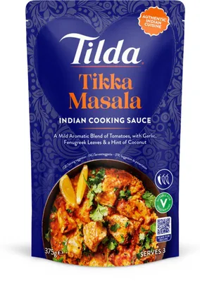 Image de Tilda Tikka Masala 375g – Mélange d'épices aromatiques pour poulet & légumes