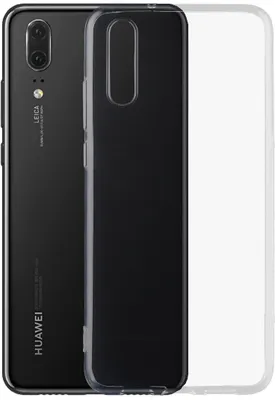 Produktbild von TPU Case Transparent Huawei P20 Silikon Hülle Clear Schutzhülle durchsichtig dünn