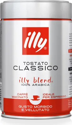 Immagine prodotto di Illy Espresso Classico caffè macinato 250g 100 per cento Arabica dolce