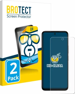 Produktbild von 2x Für Xiaomi Redmi 13 Schutzfolie BROTECT Displayschutz Display Schutz Folie Klar Transparent