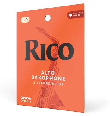 Altsaxophonblätter Organic, Stärke 3.0, 3er-Pack