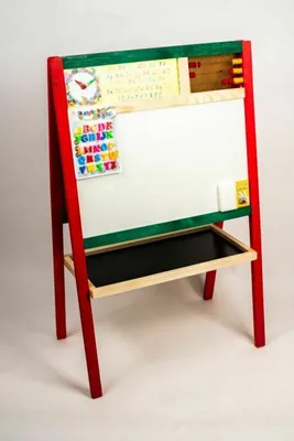 Immagine prodotto di Lavagna Magnetica Doppia A Secco Malimas + Gesso, Spugna, Magneti