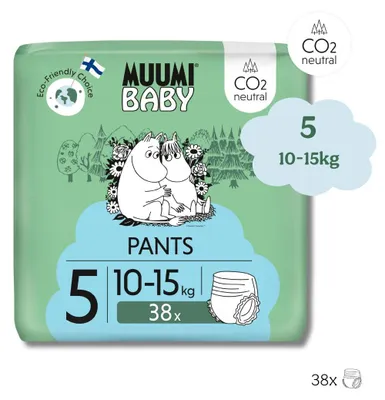 Produktbild von Moomin Baby - Moomin - Eco Windelhosen - Größe 5 - 10 bis 15 kg