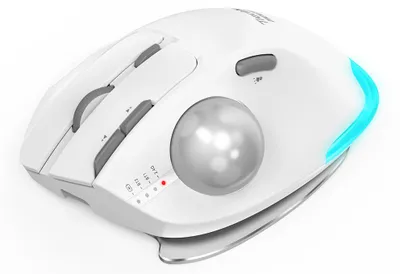 Produktbild von ZELOTES F-33 Kabellose Gaming-Maeuse BT/2,4G Tri-Modes 8-Tasten Leise Maeuse mit LED-Leuchten Wiederaufladbare ergonomische Maeuse fuer Computer-Laptop