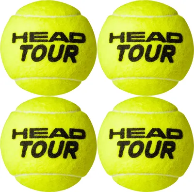 Produktbild von Head - Tennisbälle "Tour" 4er-Pack - Filz RD1102 (Einheitsgröße) (Gelb)