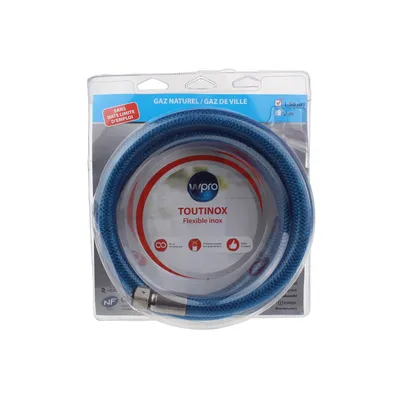 Image de WPRO - Tuyau de raccordement gaz NATUREL 1.5M - 484000000332
