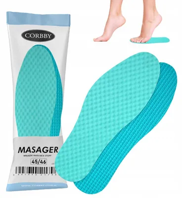 Image de Semelles Massantes Souples Amortissantes Corbby Masager 37-38
