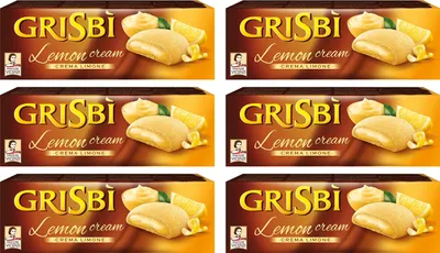 Produktbild von 6x Vicenzi Grisbi Limone 150g cookies riegel kuchen Kekse Zitronencreme Zitrone