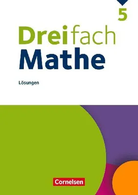 Produktbild von Dreifach Mathe 5. Schuljahr - Lösungen zum Schülerbuch