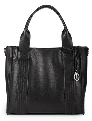 Productafbeelding van L.CREDI shopper schoudertas Santina Shopper Black zwart