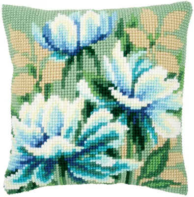 Produktbild von Vervaco PN-0149290 Kreuzstichkissen Japanische Anemone I