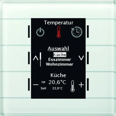 Image de MDT KNX Centrale deen verre, Smart, blanc, 1 pièce.