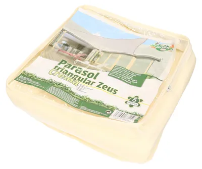 Produktbild von Gerim Schattentuch - cremefarben - wasserabweisend - dreieckig - 500 cm