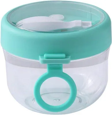 Image de Allecta - Bols en plastique pour flocons d'avoine préparés la veille, yaourts et collations - Lot de 6 - Contenants portables avec couvercle - Étanches - Idéaux pour les déplacements - Pots de petit-déjeuner réutilisables