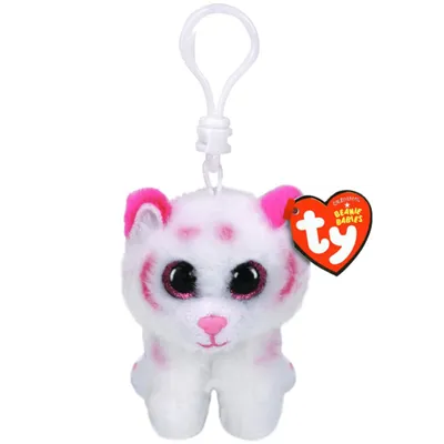 Immagine prodotto di Ty UK Ltd- Portachiavi Tabor Tiger, bianco (35241) TY UK Ltd