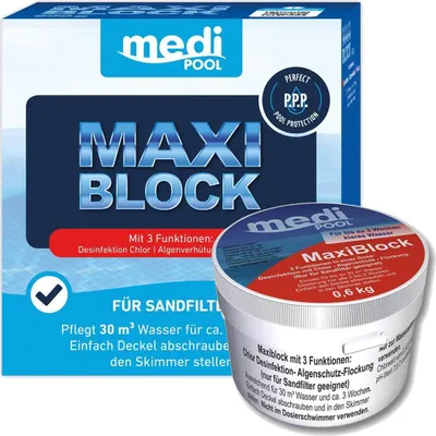 Produktbild von mediPOOL 3 in 1 Maxi Block 600 g