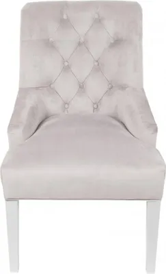 Immagine prodotto di Poltrona classica Chesterfield imbottita poltrona 1 posto tessuto grigio