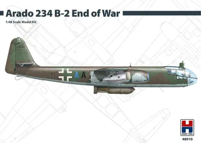 Image de Hobby 2000 48010 Arado 234 B-2 Kit modèle réduit d'avion 1:48