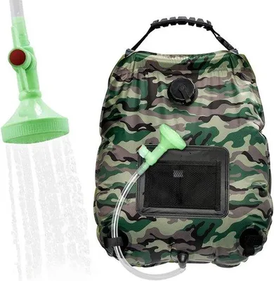 Productafbeelding van Famanu Campdouche - Draagbare douche met temperatuurindicator - 20 liter