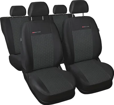 Produktbild von Elegance 1 Universal Sitzbezüge - Polyester/Velours Set Grau