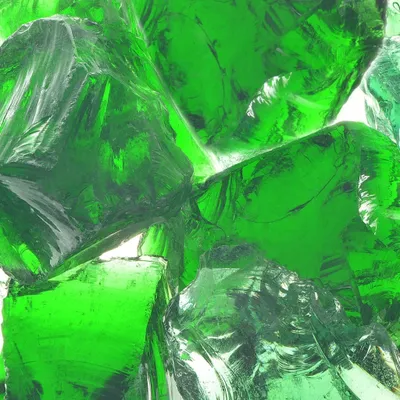 Image de Briques de gabion en verre Vert 60-120 mm 25 kg