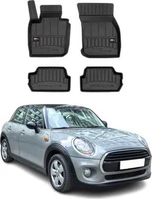 Produktbild von 2014-2024 Mini Cooper F55 F56 F57 Fußmatten TPE Schwarz 4 tlg