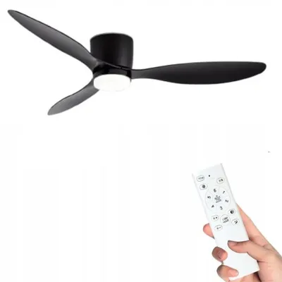 Deckenventilator 132 cm mit LED, Fernbedienung und 6 Stufen