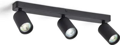 Produktbild von Deckenleuchte Aluminium Breixo 3 Spots Schwarz