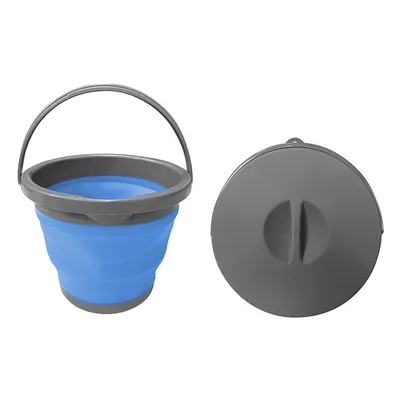 Produktbild von ProPlus abfallbehälter faltbar 5 Liter 20 x 25 cm blau/grau