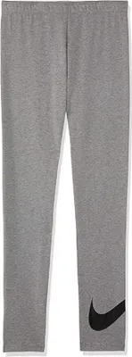 Produktbild von Nike Leggings G Nsw Favorites Swsh Tight - carbon heather/black, Größe: 128-137