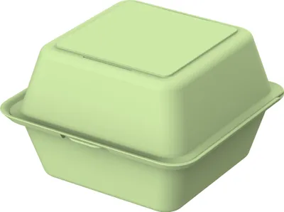 Image de Burgerbox "Take away" emballage vert convivial