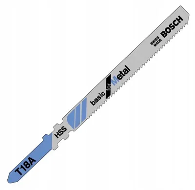 Image de Lame de scie sauteuse T 18 A paquet de 5 - BOSCH - 2608631002