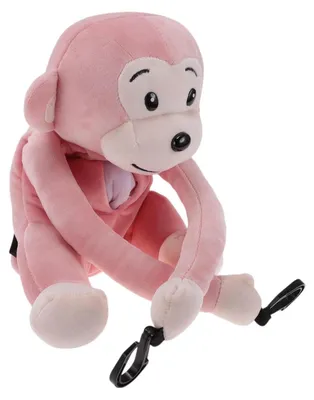Productafbeelding van Autohanddoekhouder, pluche, roze, 1 stuk