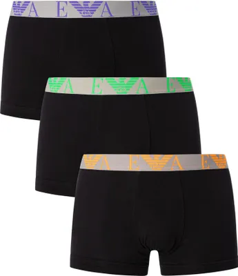 Produktbild von Emporio Armani 3 Packungsstämme, Schwarz M