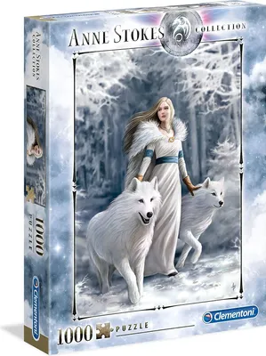 Produktbild von Anne Stokes Collection - 1000 Teile Puzzle - Winter Wächter