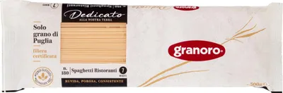 Zdjęcie produktu dla Makaron Dedicato Spaghetto vermicelli N.180 500g - Granoro
