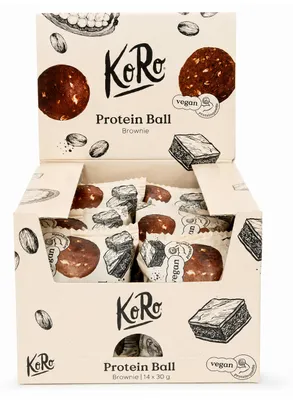 Produktbild von KoRo I Protein Ball Brownie 14 x 30 g