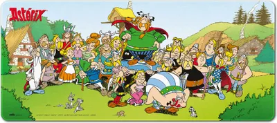Produktbild von Asterix & Obelix - Schreibtischunterlage - Gaming Mousepad