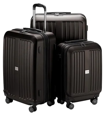 Produktbild von X-Berg - Koffer-Set Trolley Hartschale, TSA, 55 x 65 x 75 cm, 257 Liter, Graphit matt