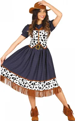Produktbild von Cowgirl Damenkostüm für Wild West Mottopartys & Fasching Größe: S