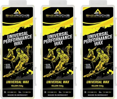Immagine prodotto di SkinRocks Cera universale per sci LL Cera da stiro per snowboard Tutto in uno 750g giallo