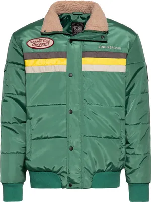 Produktbild von King Kerosin Winterjacke Herren Choppers Puffer Jacket grün XXL